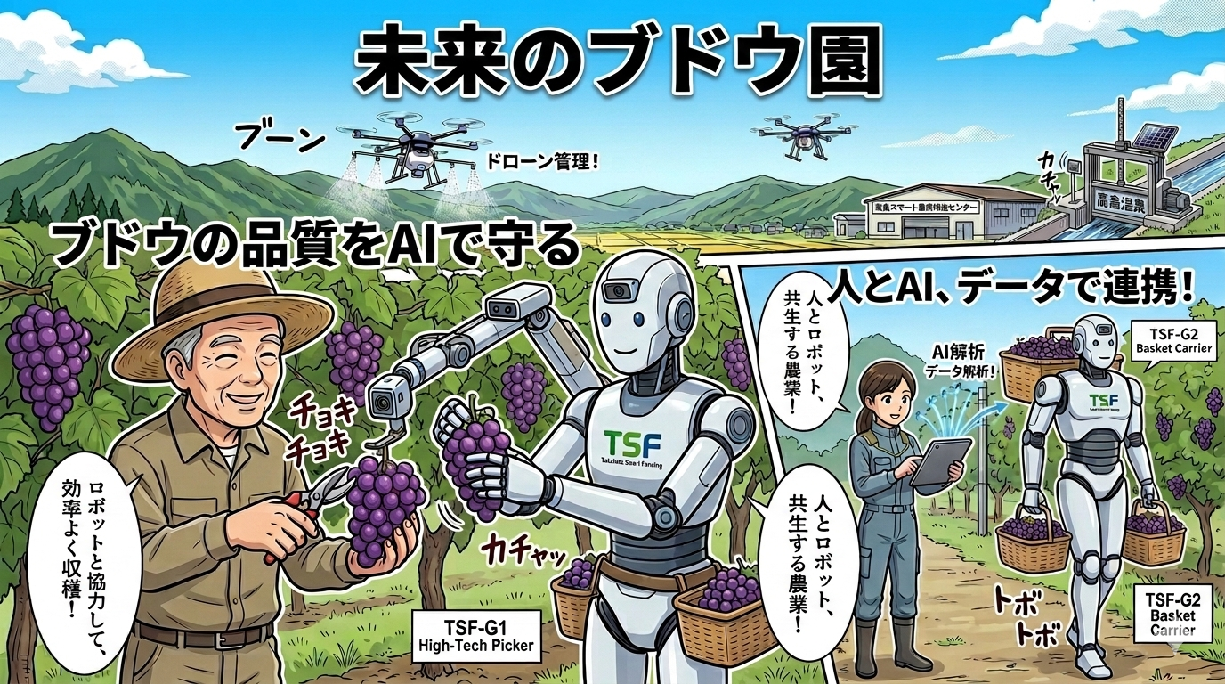 未来のブドウ園